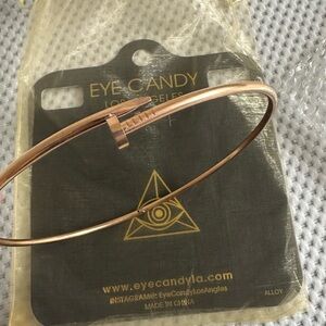 Eye candy nail choker necklace